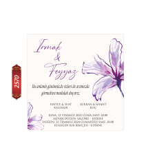 Düğün Nişan Davetiyesi ETD/EY 2570