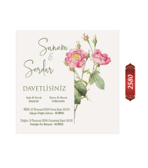 Düğün Nişan Davetiyesi ETD/EY 2580