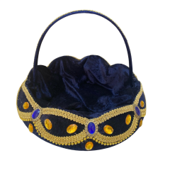 Lacivert Kına Sepet Tepsi Takımı