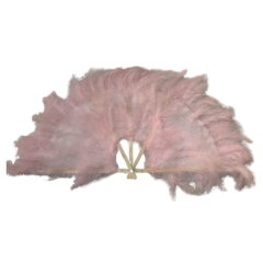 Pudra Pembesi Tüylü Yelpaze