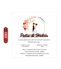 Düğün Nişan Davetiyesi ETD/EY 2583