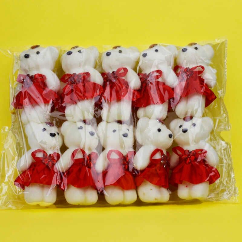 Kırmızı Ayıcık - Strafor 1 Adet