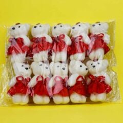 Kırmızı Ayıcık - Strafor 1 Adet