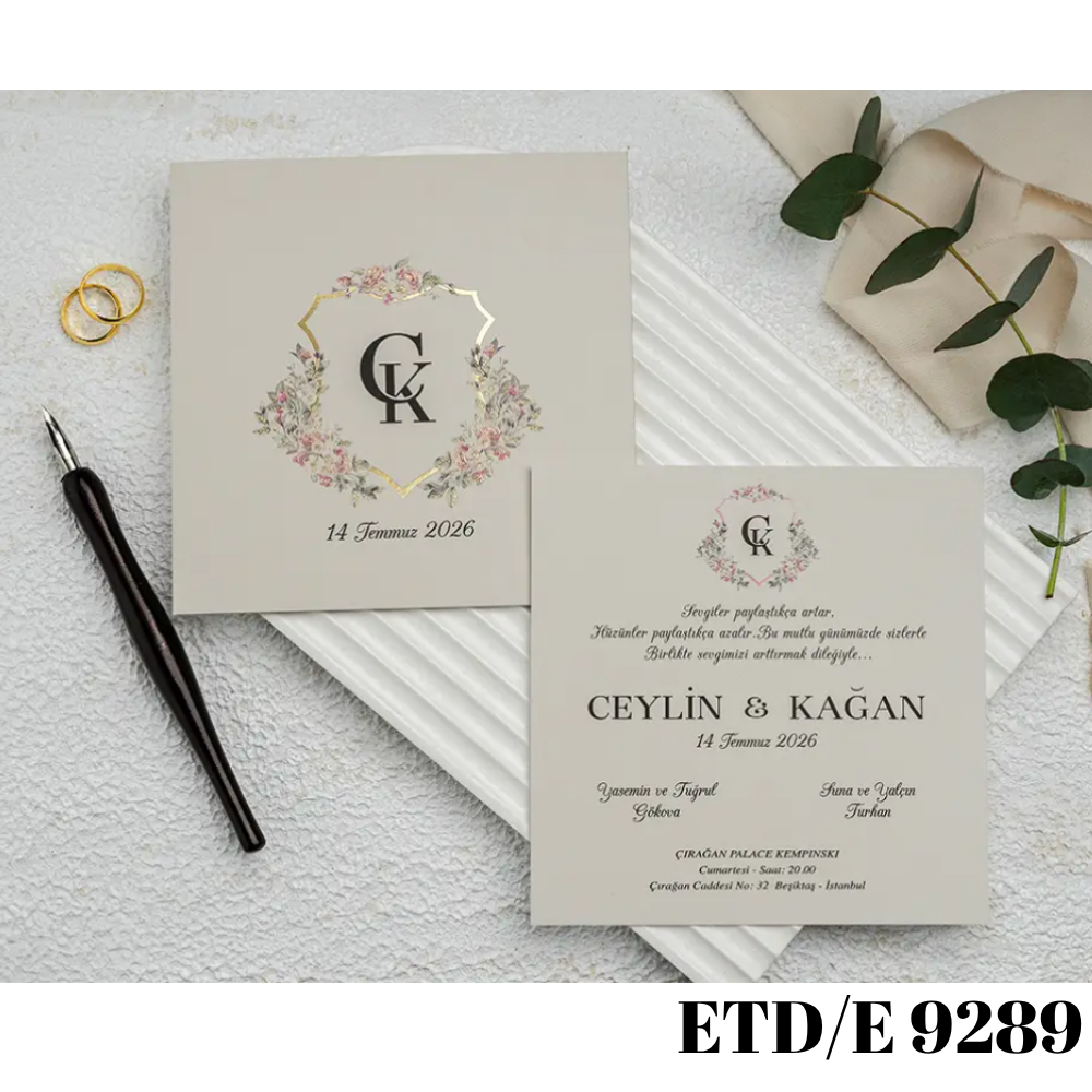 Wedding - Engagement Invitation ETD/E 9289