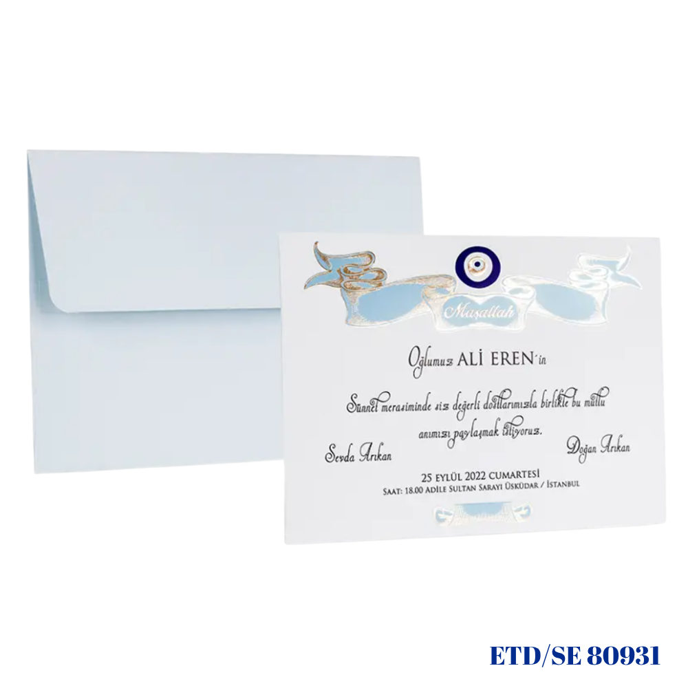 Sünnet Davetiyesi ETD/SE 80931