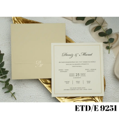 Düğün - Nişan Davetiyesi ETD/E 9251