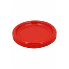 Plastik Tabak, 25 li Sert Plastik Kırmızı