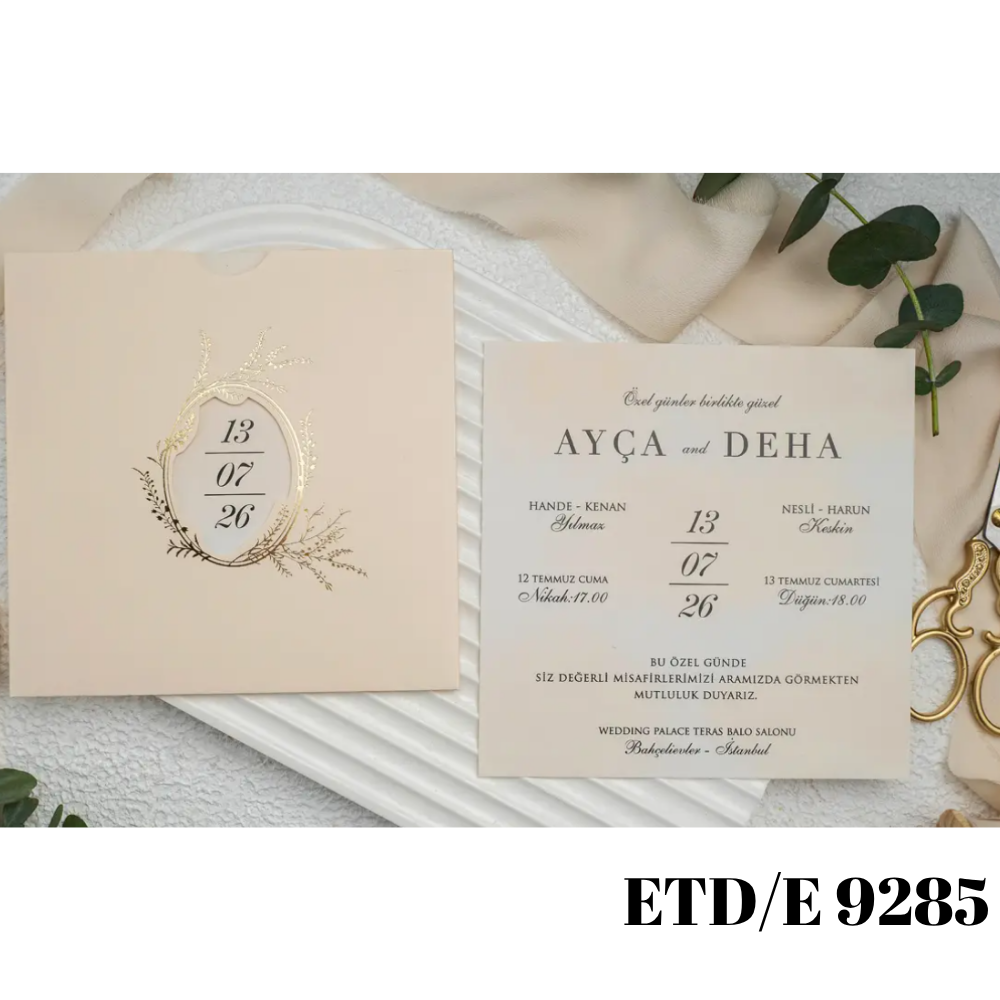 Wedding - Engagement Invitation ETD/E 9285