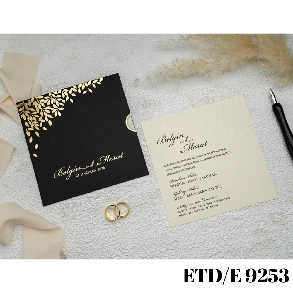 Wedding - Engagement Invitation ETD/E 9253