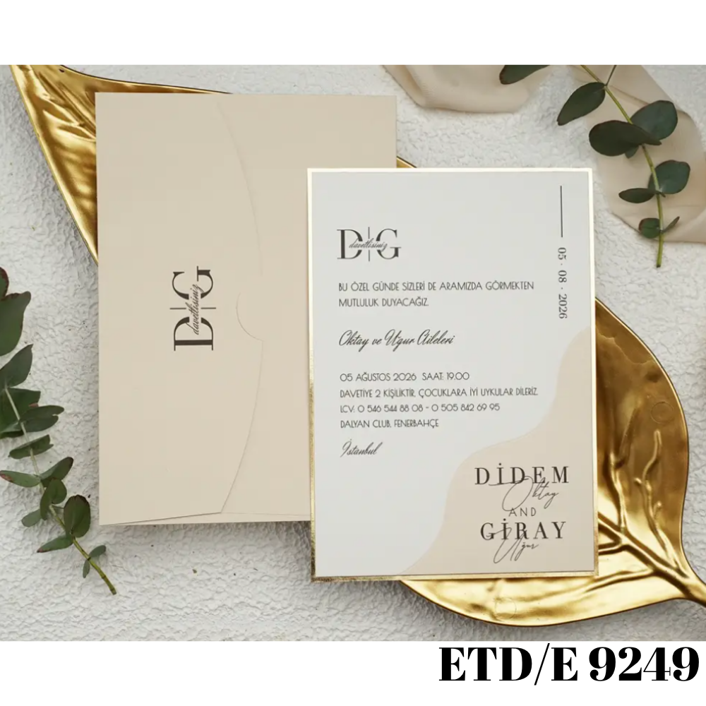 Wedding - Engagement Invitation ETD/E 9249
