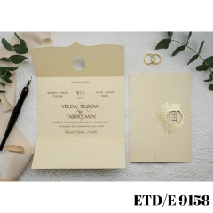Düğün - Nişan Davetiyesi ETD/E 9158