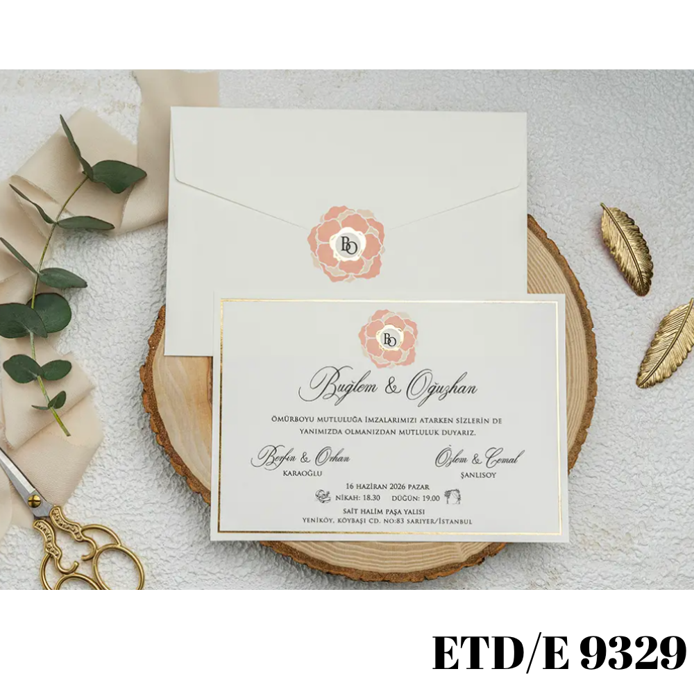 Wedding - Engagement Invitation ETD/E 9329