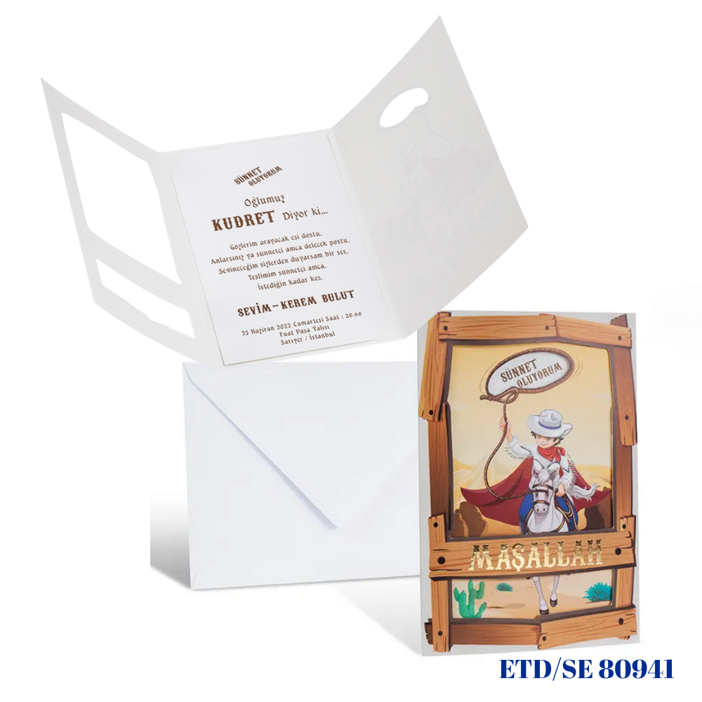 Sünnet Davetiyesi ETD/SE 80941