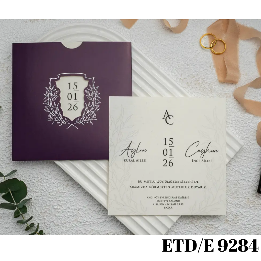 Wedding - Engagement Invitation ETD/E 9284