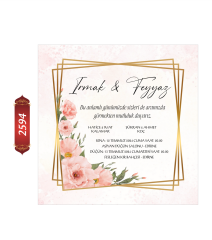 Düğün Nişan Davetiyesi ETD/EY 2594
