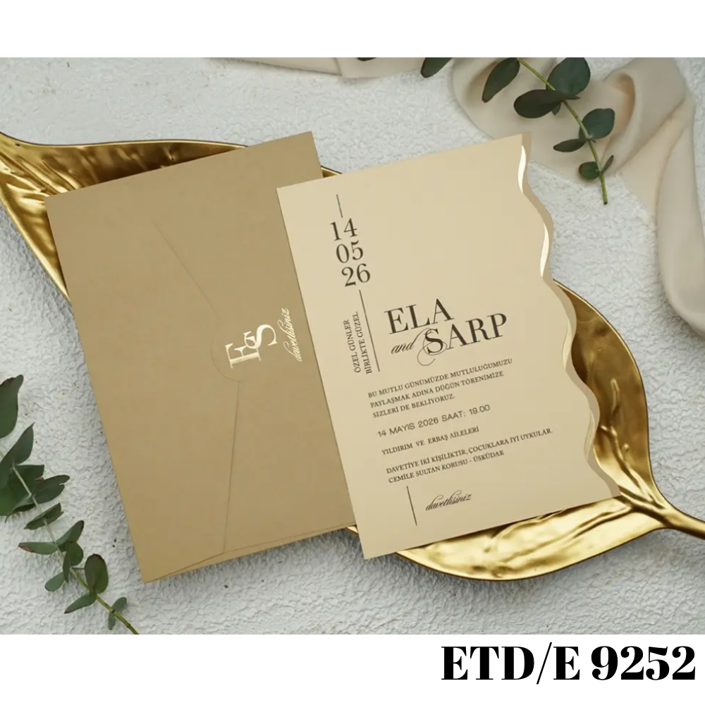 Wedding - Engagement Invitation ETD/E 9252