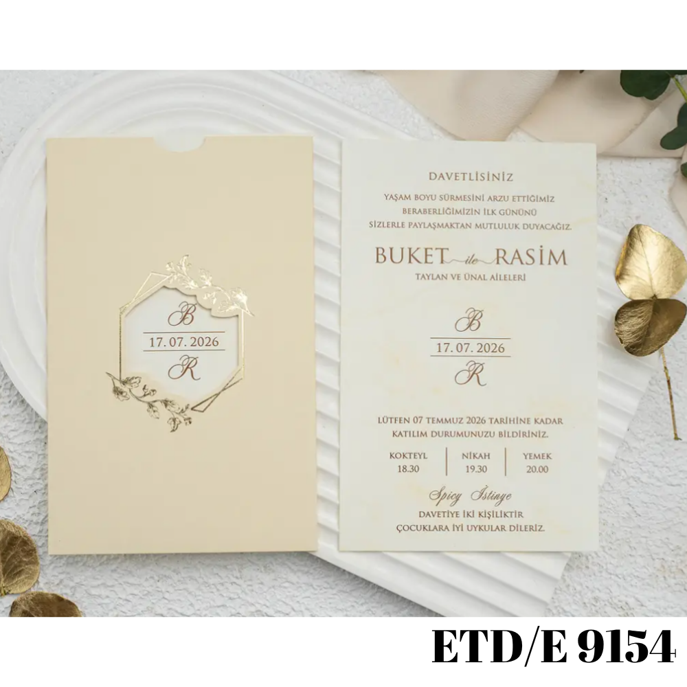 Wedding - Engagement Invitation ETD/E 9154