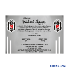 Sünnet Davetiyesi ETD/SY 1002