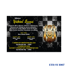 Sünnet Davetiyesi ETD/SY 1007