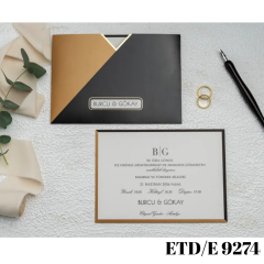 Düğün - Nişan Davetiyesi ETD/E 9274