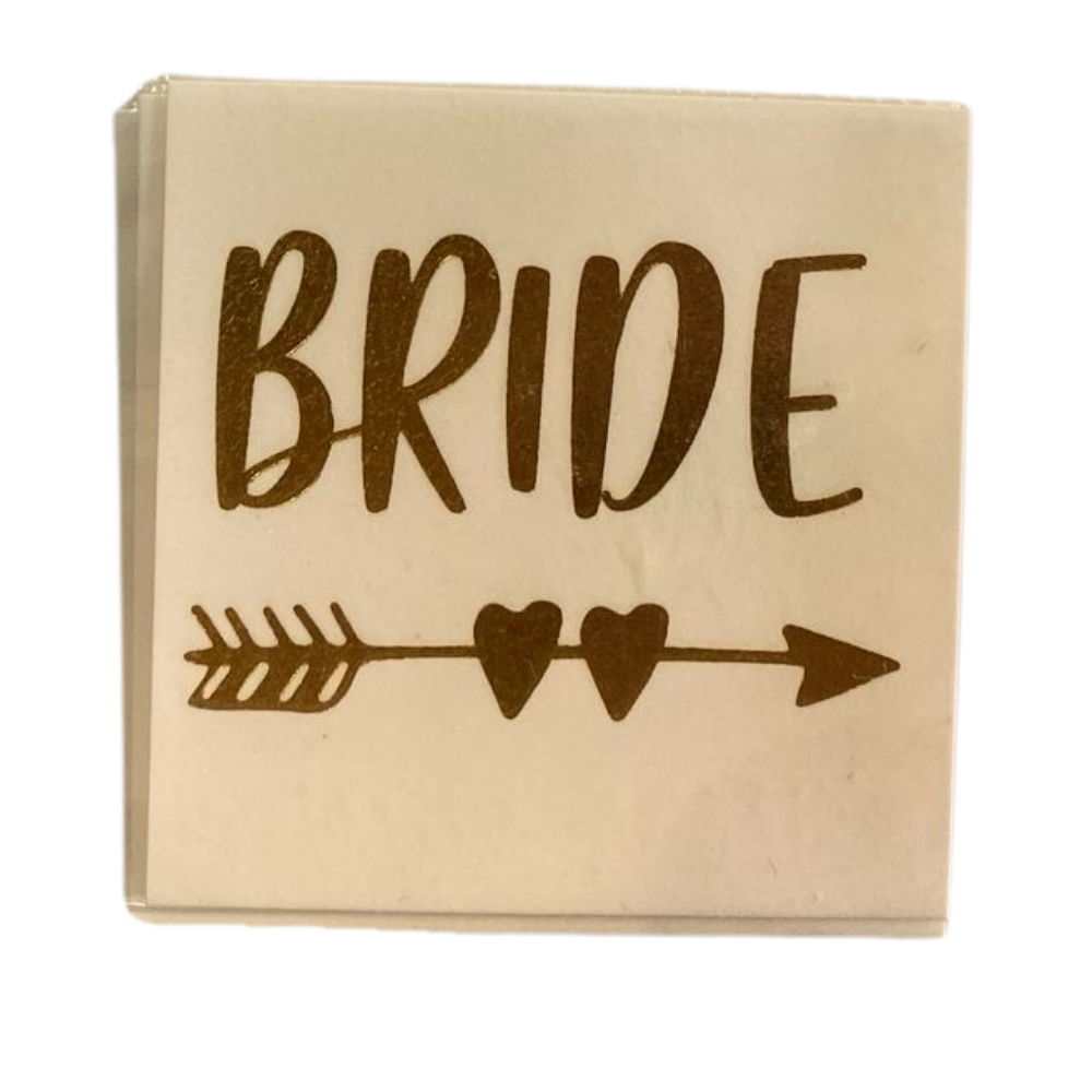 Bride To Be Geçici Yapışkan Dövme