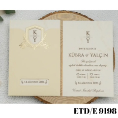 Düğün - Nişan Davetiyesi ETD/E 9198
