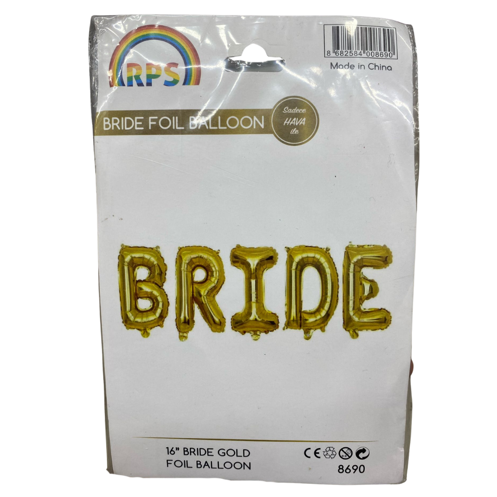 Bride Gold Harf Balon
