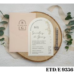 Düğün - Nişan Davetiyesi ETD/E 9356