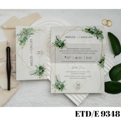 Düğün - Nişan Davetiyesi ETD/E 9348
