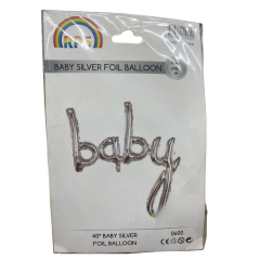 BABY Silver Harf Balon