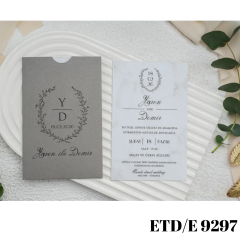 Düğün - Nişan Davetiyesi ETD/E 9297
