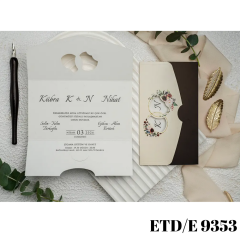 Сватбена покана - Покана за годеж ETD/E 9353