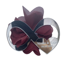 Plexiglass Gold-Silver Engagement-Wedding Gift