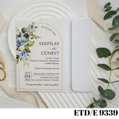 Düğün - Nişan Davetiyesi ETD/E 9339