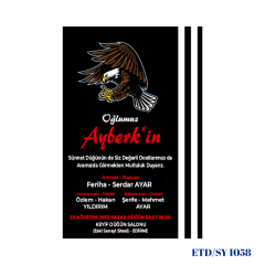 Sünnet Davetiyesi ETD/SY 1058