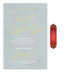 Düğün Nişan Davetiyesi ETD/EY 2600