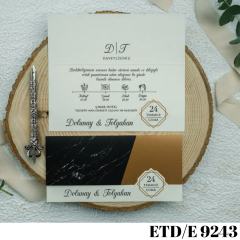 Düğün - Nişan Davetiyesi ETD/E 9243