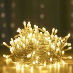 10MT 100 AMPUL LED IŞIK ŞEFFAF KABLO GÜN IŞIĞI