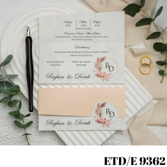 Düğün - Nişan Davetiyesi ETD/E 9362
