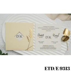 Düğün - Nişan Davetiyesi ETD/E 9313