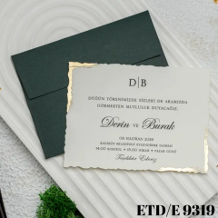 Düğün - Nişan Davetiyesi ETD/E 9319