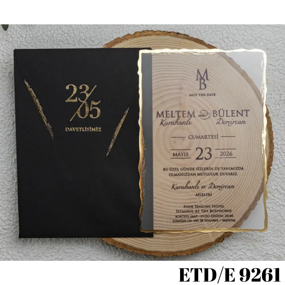 Düğün - Nişan Davetiyesi ETD/E 9261