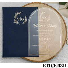 Düğün - Nişan Davetiyesi ETD/E 9311