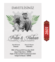 Düğün Nişan Davetiyesi ETD/EY 2601