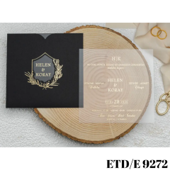 Düğün - Nişan Davetiyesi ETD/E 9272