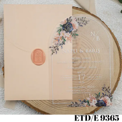 Düğün - Nişan Davetiyesi ETD/E 9365