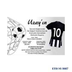 Sünnet Davetiyesi ETD/SY 1087