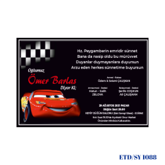 Sünnet Davetiyesi ETD/SY 1088