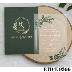 Düğün - Nişan Davetiyesi  ETD/E 9366
