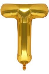 HARF BALON FOLYO 40'' GOLD T